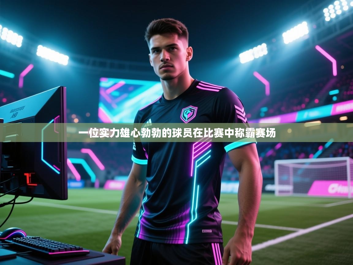 一位实力雄心勃勃的球员在比赛中称霸赛场
